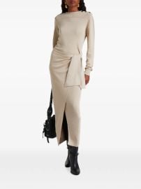 ISABEL MARANT Jozira fine-knit Maxi Dress | Neutrals | FARFETCH at Farfetch